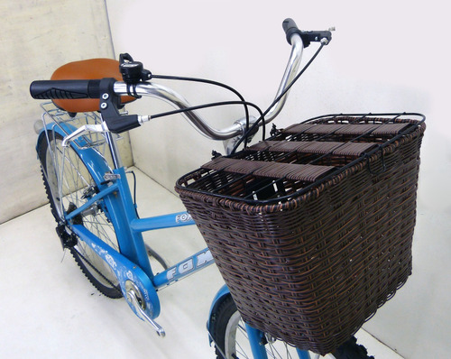 Bicicleta Vintage Dama Shimano 6v Con Canasta Y Parrilla