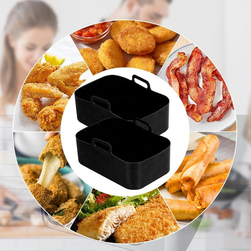 Olla De Silicona Air Fryer Para Dz201, 2 Unidades, Compatibl