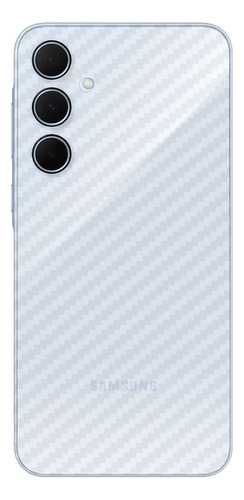 Skin De Fibra De Carbono Para Samsung A35 Color Transparente