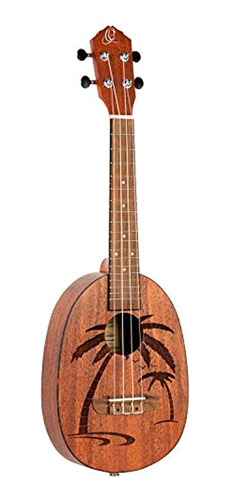 Ortega Guitars, 4-string Bonfire Series Pineapple Ukulele, R