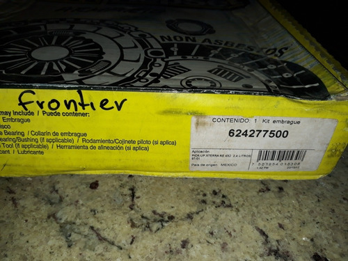 Kit Clutch Nissan Frontier Terrano D21 Y D22 250$!!