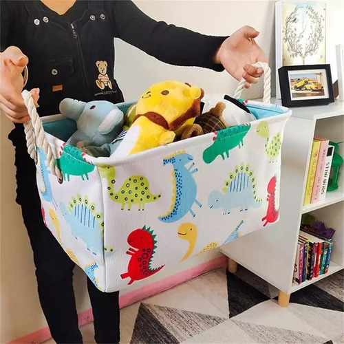 Imagen 7 de 10 de Organizador Cesto Infantil 37x33cm Quo Baby