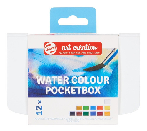 Acuarelas Talens Art Creation Pocketbox X 12 Colores Estuche