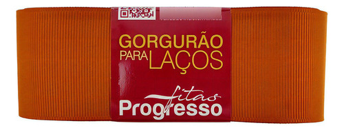 Fita De Gorgurão Laço 38mm Progresso Nº9 Com 10 Metros Cor Caramelo 2000