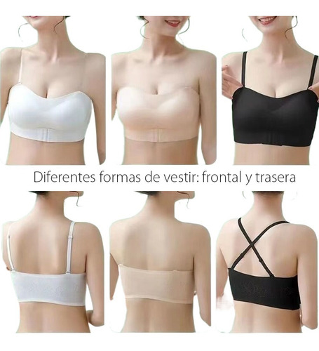 Brasier Strapless Invisible Push Up Sosten Sin Varilla 2pack | Meses sin intereses Brasier Strapless Invisible Push Up Sosten Sin Varilla 2pack | Meses sin intereses