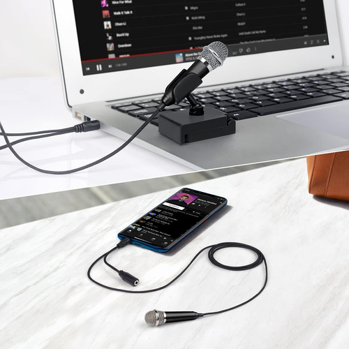 Mini Microfone Portátil Uniwit Para Gravação De Vídeo De Voz
