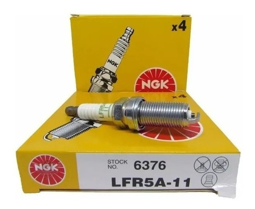 Kit X4 Bujías Ngk Lfr5a-11