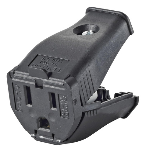 Leviton 3w102-e - Toma De Corriente Con Abrazadera  2 Polos 