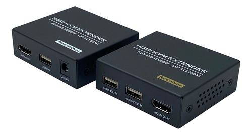 Extensor Usb Kvm Hdmi, P60hz Extensor Hdmi Sobre Cat5e/6 Tr.