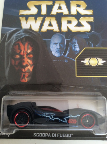 Darth Maul Y Clone Trooper - Vehiculos Star Wars Hotwheels (Usado)
