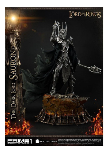 Imponente Sauron: Esencia De La Tierra Media