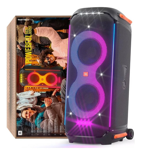 Caixa De Som Jbl Partybox 710 Portátil Com Bluetooth Preto 1