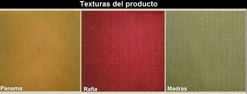 Imagen 10 de 10 de Funda A Medida Sillon 2 Cuerpos Tela Pamana-madras-rafia