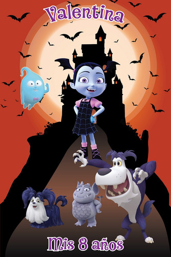 Vampirina Photocall Imprimible Corpóreo Cartel Foto 3 Opcion