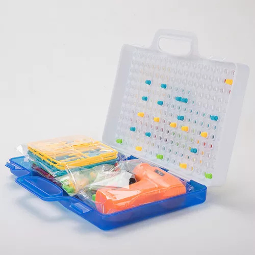 Juego Herramientas Taladro Eléctrico Niños 258 Piezas Gav