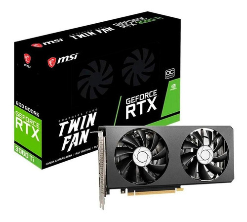 Placa De Video Rtx3060ti 8gb Gddr6  Msi Oc - 0092480-01