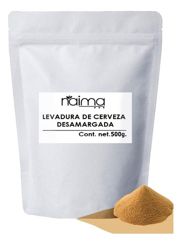 Levadura De Cerveza Natural 0.5 Kg Desamargada