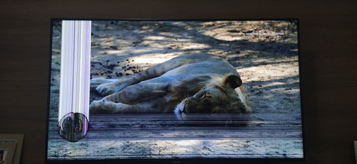 Imagem 2 de 6 de Tv Samsung 65 Imagem 4k Com Risco Na Tela