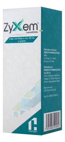 Zyxem Solución Gotas 5 Mg/ml, 1 Frasco 20 Ml