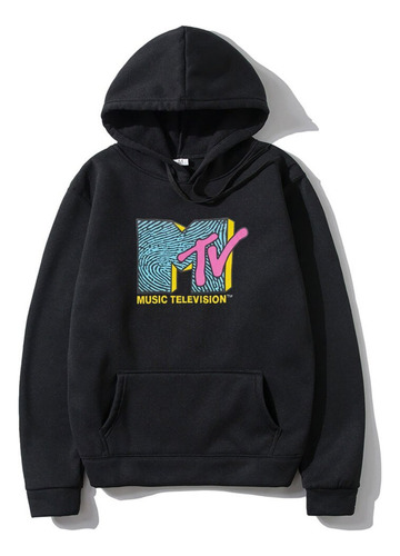 Moletom Com Capuz Mtv Para Homens E Mulheres Streetwear 2024