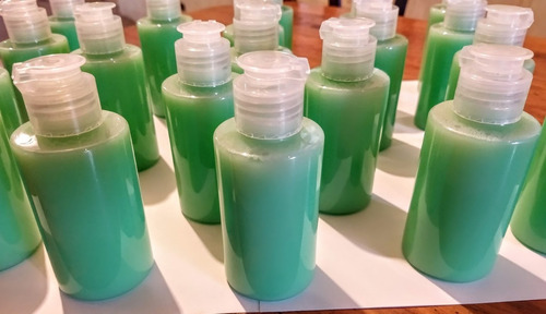 Envase Y Alc. En Gel Para Souvenir De 60 Cc Tapa Flip (x10)