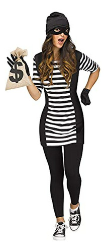 Fun World Ladrón Babe Adulto Costume-