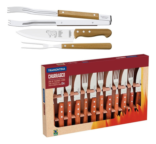 Set de Barbacoa Personalizado de 15 Piezas Tramontina