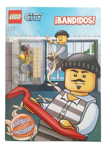 Libro De Actividades Lego Con Minifigura Bandido