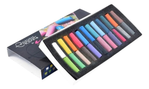 Colores Pastel Secos Rodart 12 Surtidos Arte Dibujo Premium Suaves