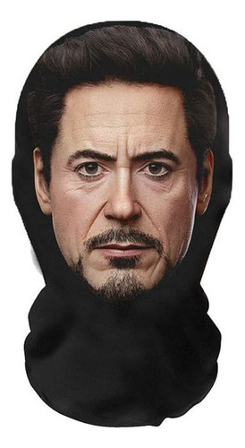 Máscara Completa 3d Realista Superhéroes Disfraz Halloween Iron Man - Tony Stark
