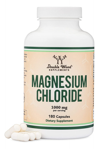 Magnesium Chloride (cloruro De Magnesio) - 180 Capsules, 1,0