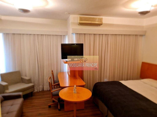 Imagem 1 de 18 de Flat Com 1 Dormitório Para Alugar, 31 M² Por R$ 1.850,00/mês - Jardim Paulista - São Paulo/sp - Fl0004