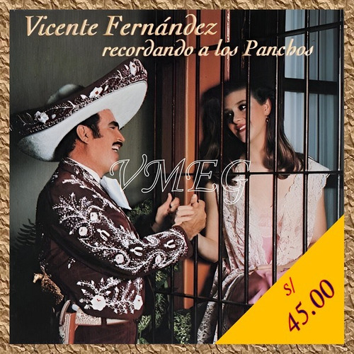 Vmeg Cd Vicente Fernández 1994 Recordando A Los Panchos