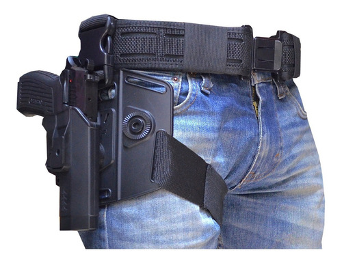 Imagen 4 de 8 de Base Pasacinto Plataforma Tactica De Polimero Boer® Low Ride