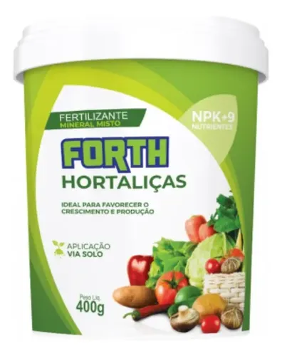 Fertilizante Mineral Forth Hortaliças Granulado 400g