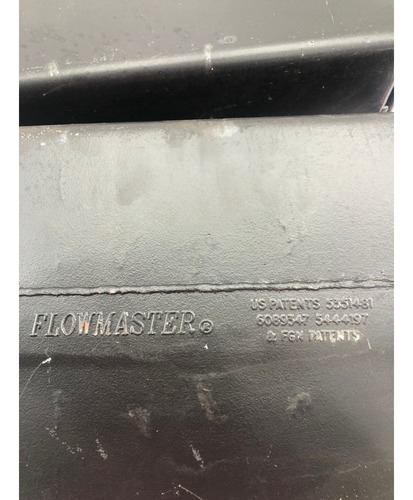 Abafador Camaro 2010-2015 Flowmaster 4x10 Pol 2.1/2 C=34cm (Usado)