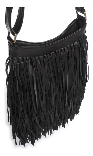 Bolsa Bandolera Bohemio Con Flecos Vintage Hippie Retro