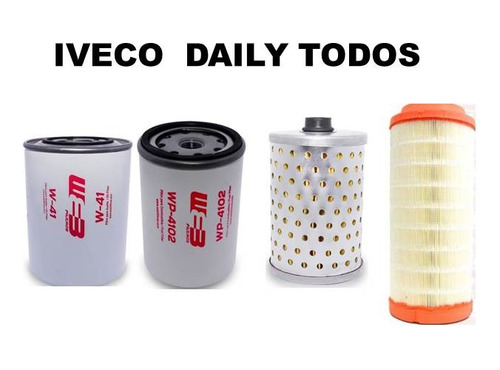 Kit De Filtros Para Iveco Daily 60.12 40.12 59.12