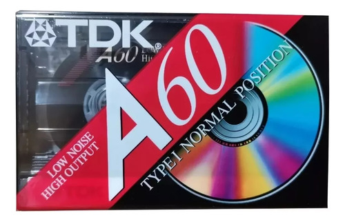 Cassete Virgen Tdk Normal Position A60