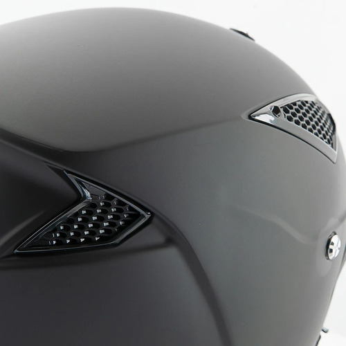 Imagen 6 de 10 de Casco Joe Rocket Rkt24 Negro Mate 3 N 1 Abierto 3/4 Integral
