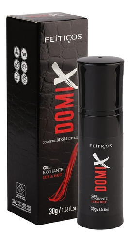 Domix Gel Beijavel Estimulante Adestramento Ice Hot Bdsm 30g