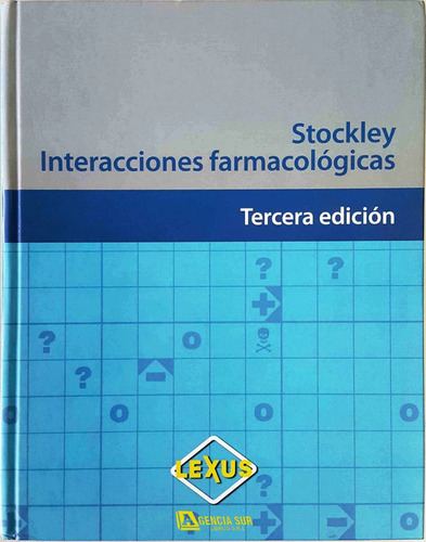 Interacciones Farmacológicas, Stockley Libro De Referencia