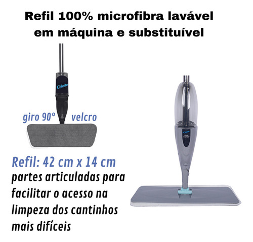 Mop Powermaid Mop Spray Rodo Mágico Branco