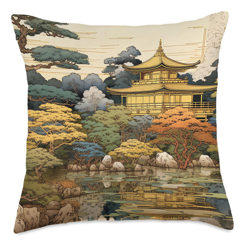 Antiguo Golden Japan Art Celestial Silence Crafting Golden P