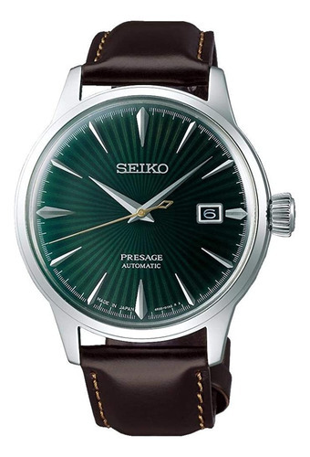 Seiko Presage Mockingbird  Cocktail Green Dial Con Reloj De 