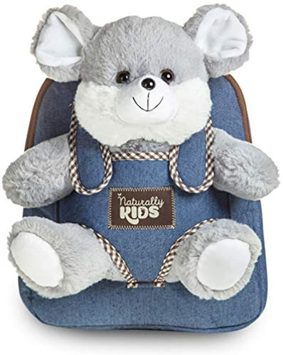 Morral De Peluche Para Niños Diseño De Oso. Naturally Kids