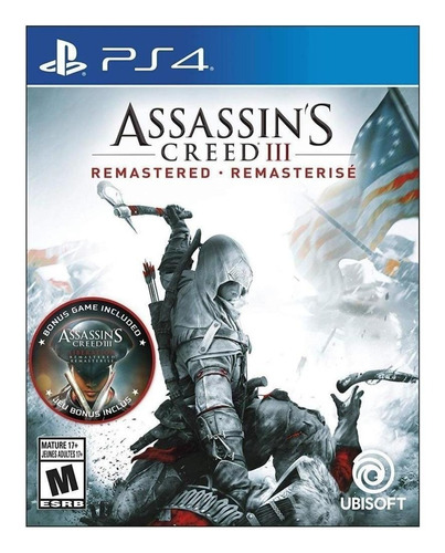 Assassin's Creed III Remastered  Standard Edition Ubisoft PS4 Digital