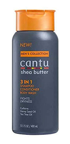 Cantu - Champú Acondicionador 3 En 1 Para Hombre, 13.5 Onzas