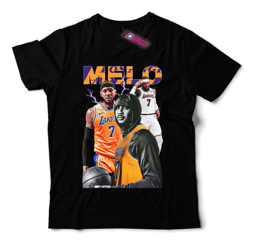 Remera Los Angeles Lakers Carmelo Anthony Melo Nba17 Dtg