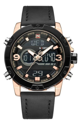 Reloj Naviforce 9097 Correa Color Negro!!